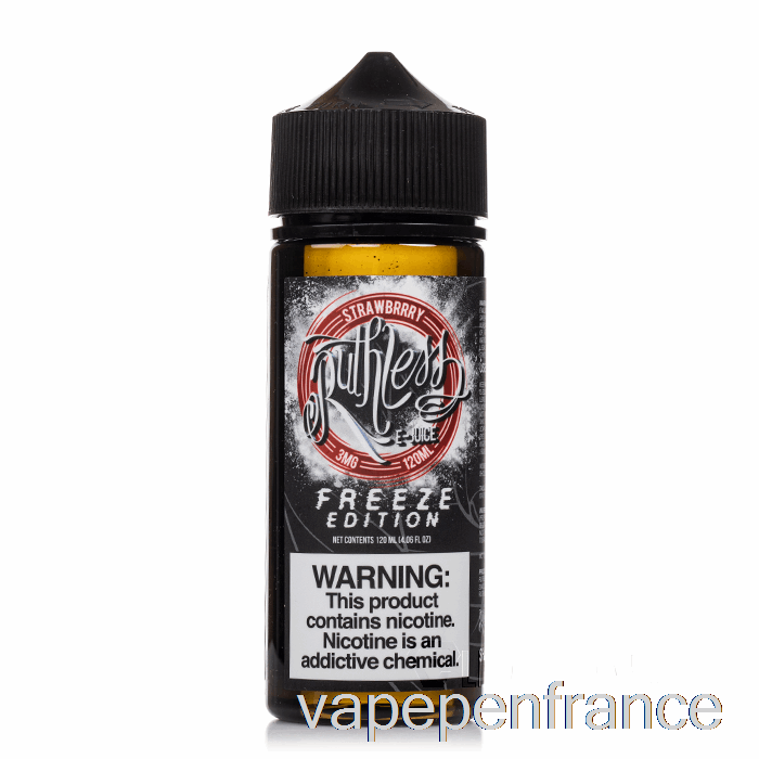 Fraise - édition Freeze - Vapeur Impitoyable - Stylo Vape 120 Ml 3 Mg